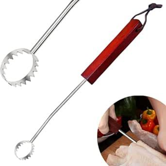 George Garden Stainless Steel Lung Remover - Working Head with Super Grip, Instead of Fingers to Remove Poultry Lungs,Chicken Slaughtering Equipment That Effectively Improves Efficiency