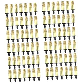 Yardwe 120 pcs Atomized Copper Nozzle Micro Sprinkler Off Outdoor fogger Water Hose Sprinkler Household Tools Cooling Sprayer Nozzle Garden Irrigation Sprinkler Watering Nozzle Equipment