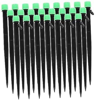 YARNOW 50Pcs Automatic Irrigation Equipment drip Irrigation emitters Garden Irrigation Parts drip Irrigation kit for Potted Plants dripper Watering Nozzle Drop Rural Plastic