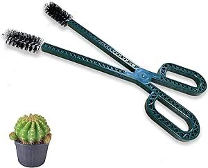 Garden Cactus Pliers Plastic, Hand Transplanting Succulents Tool for Moving Plants Clip, Miniature Planting