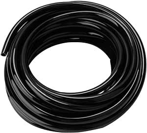 10M Watering Hose 8 and 11mm Garden Drip, Black Drip Irrigation Hose Perfect for DIY Garden Irrigation System, Drip Line,Tubing Drip Tube Irrigation Equipment for Outdoor Plants